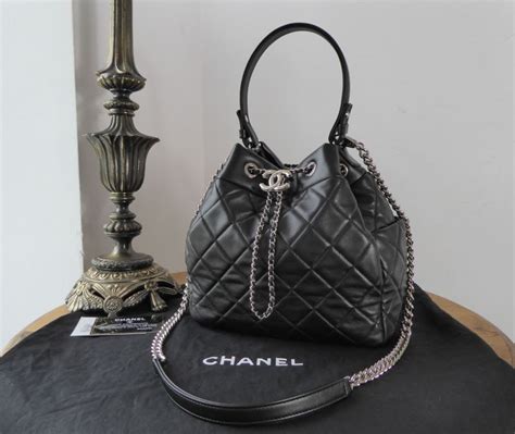 chanel quilted lambskin bucket bag|Chanel lambskin bag price.